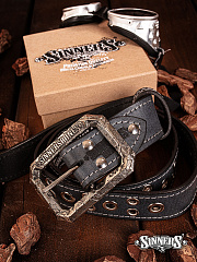 Leather Belt with buckle 