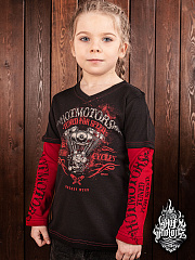 Children's T-shirt with a long sleeve HOT MOTORS 