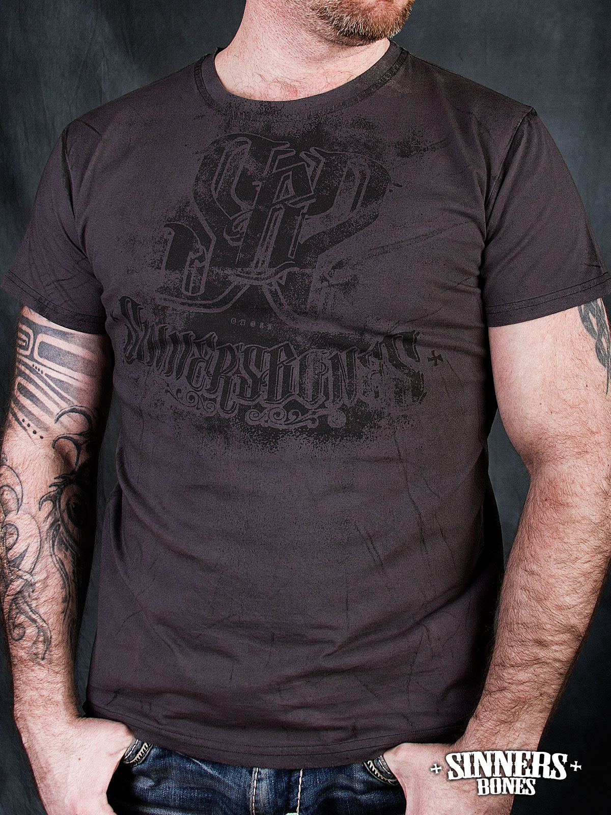 Man's T-Shirt SINNER's BONES