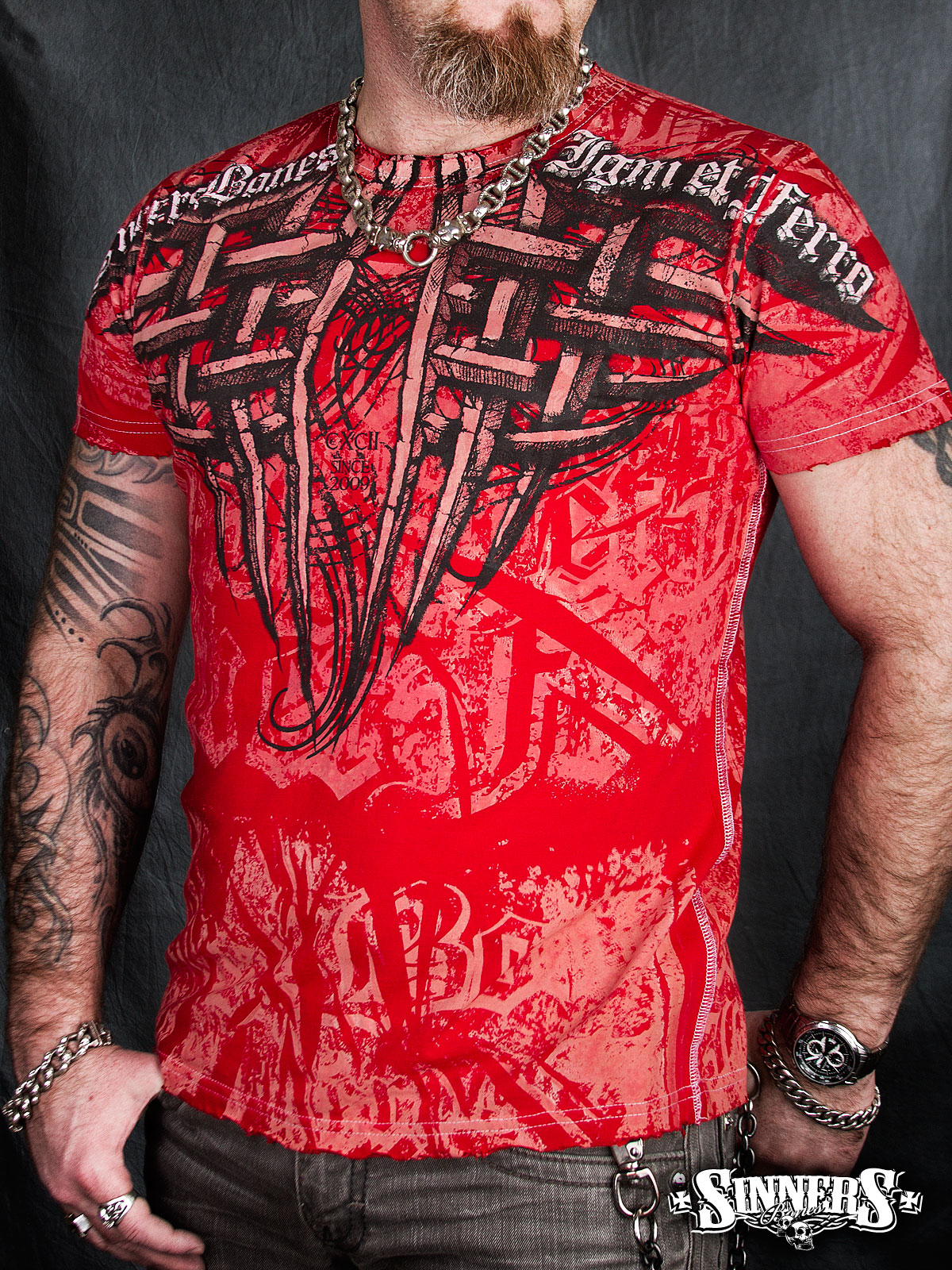 Man's T-Shirt "Igni et Ferro"