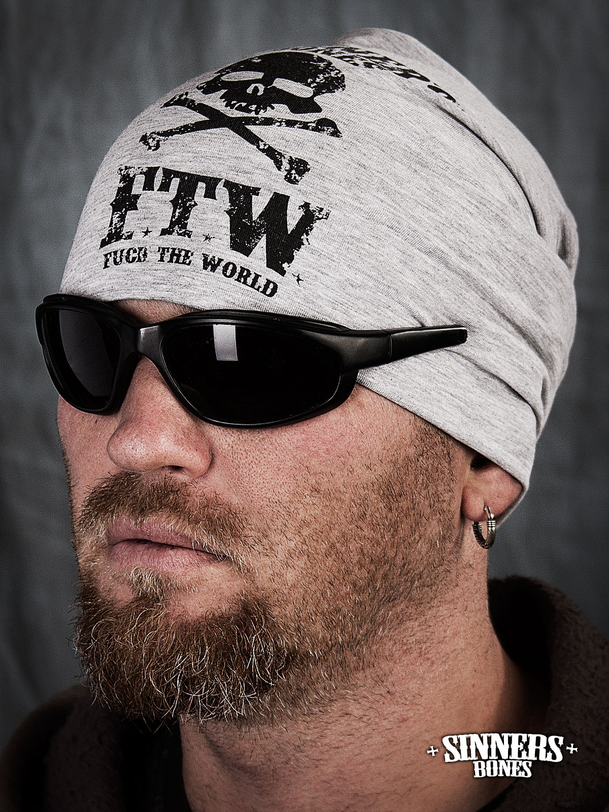 Grey Summer Hat "FTW"