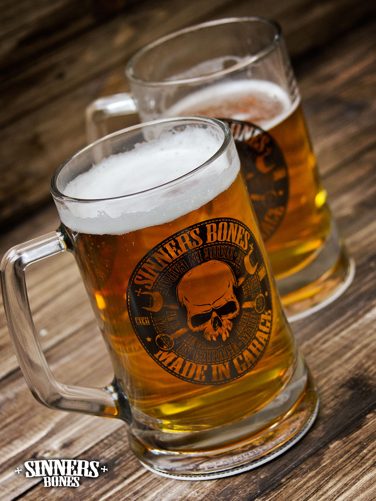 Beer Glass "MADE in GARAGE"