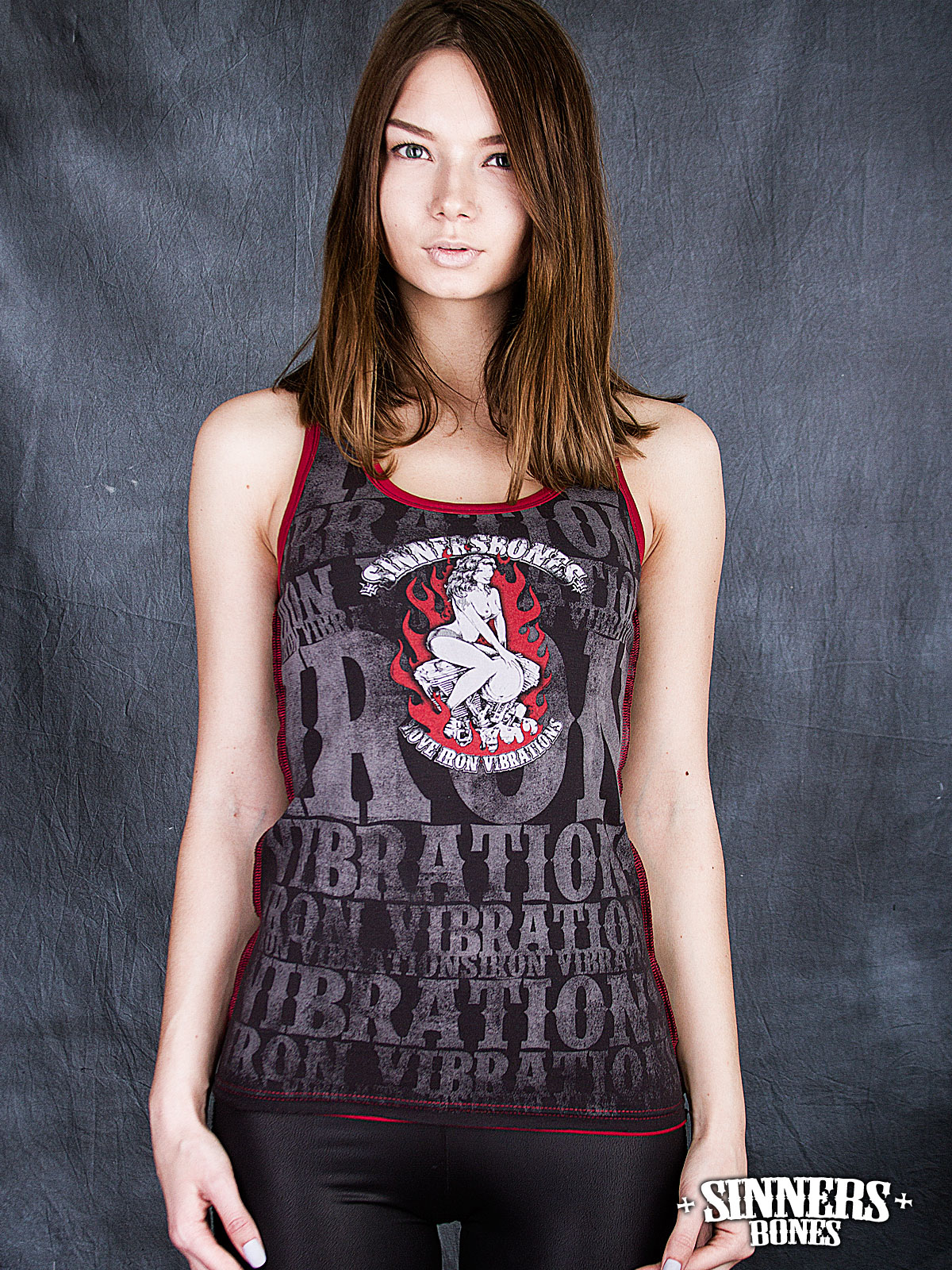 Women's A-Shirt "Love Iron Vibrations"