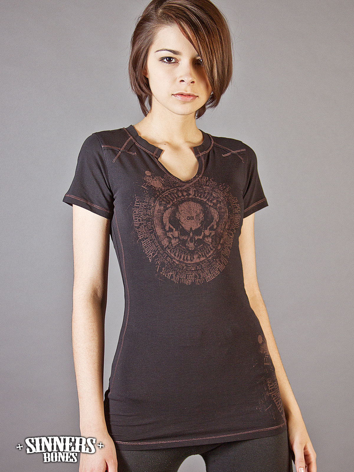 Women's T-Shirt "Painted Skulls"