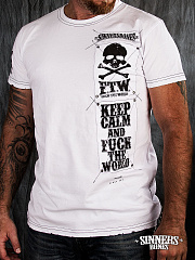 Man's T-Shirt "Keep Calm and Fuck the World"