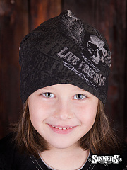Winter Childrens Hat "Live Free or Die"