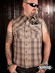 Men's shirt without sleeves 