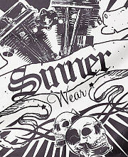 Flag "SINNER-wear" black