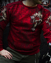 Man's Sweatshirt "Gothic Cross"