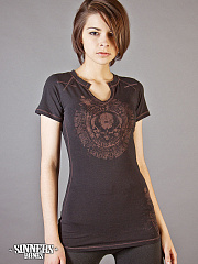 Women's T-Shirt "Painted Skulls"