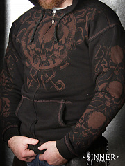 Man’s Hoodie "Three Skulls"