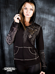 Women's Hoodie "LIFE AND DEATH"